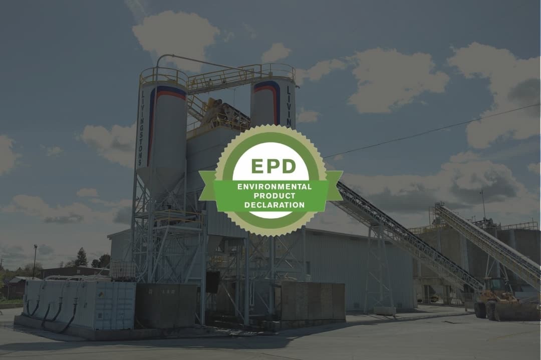 Livingston's Environmental Product Declaration announcement graphic