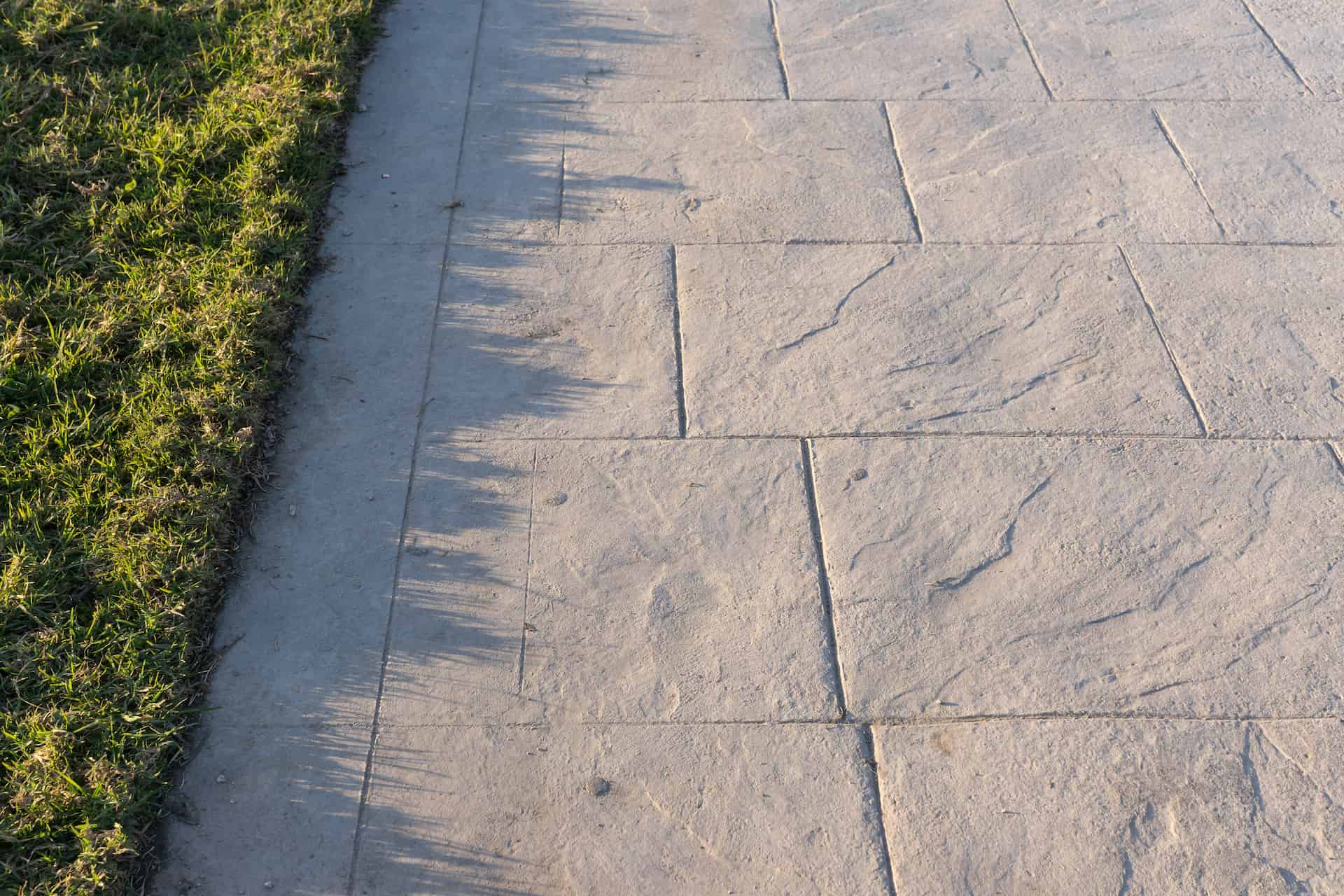Integrally colored concrete flatwork